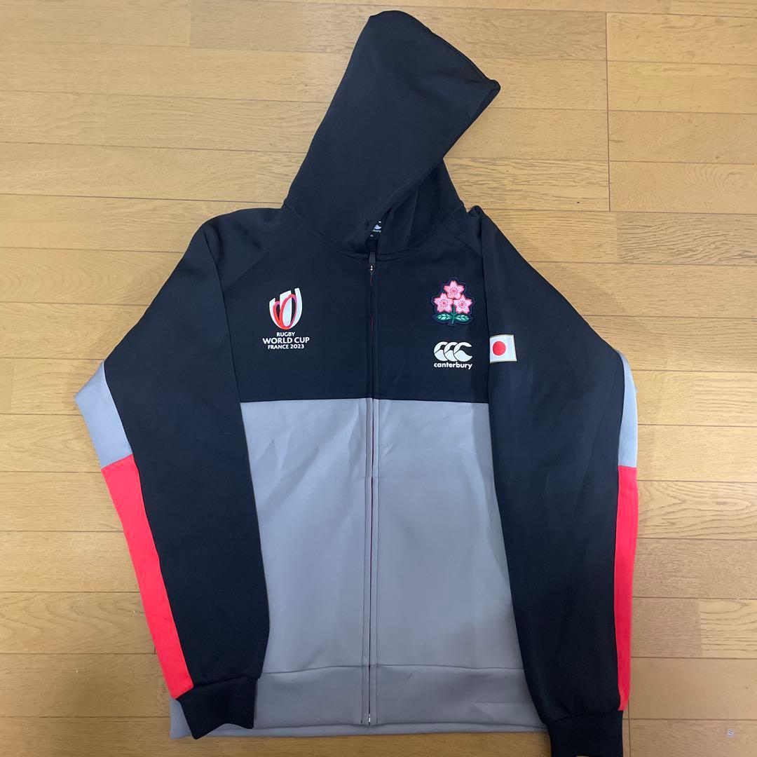非売品ラグビー日本代表パーカー2023RWCモデル