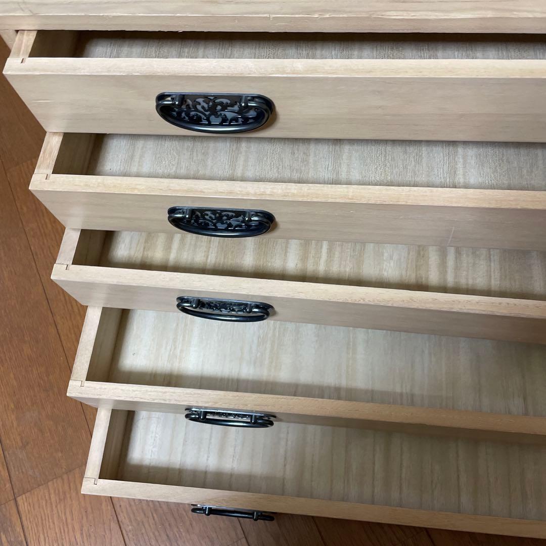 値下しました　桐箪笥5段　幅101 高さ39 奥行43.5 【5月25日まで