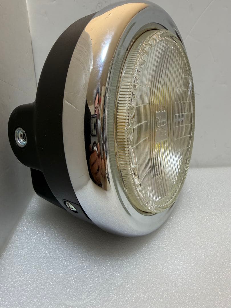 当時物シビエスーパーオスカー凹みレンズ付きヘッドライトASSYマーシャル