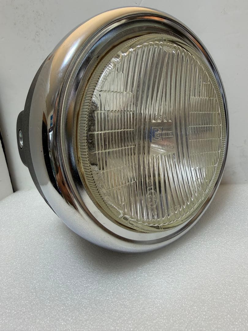 当時物シビエスーパーオスカー凹みレンズ付きヘッドライトASSYマーシャル