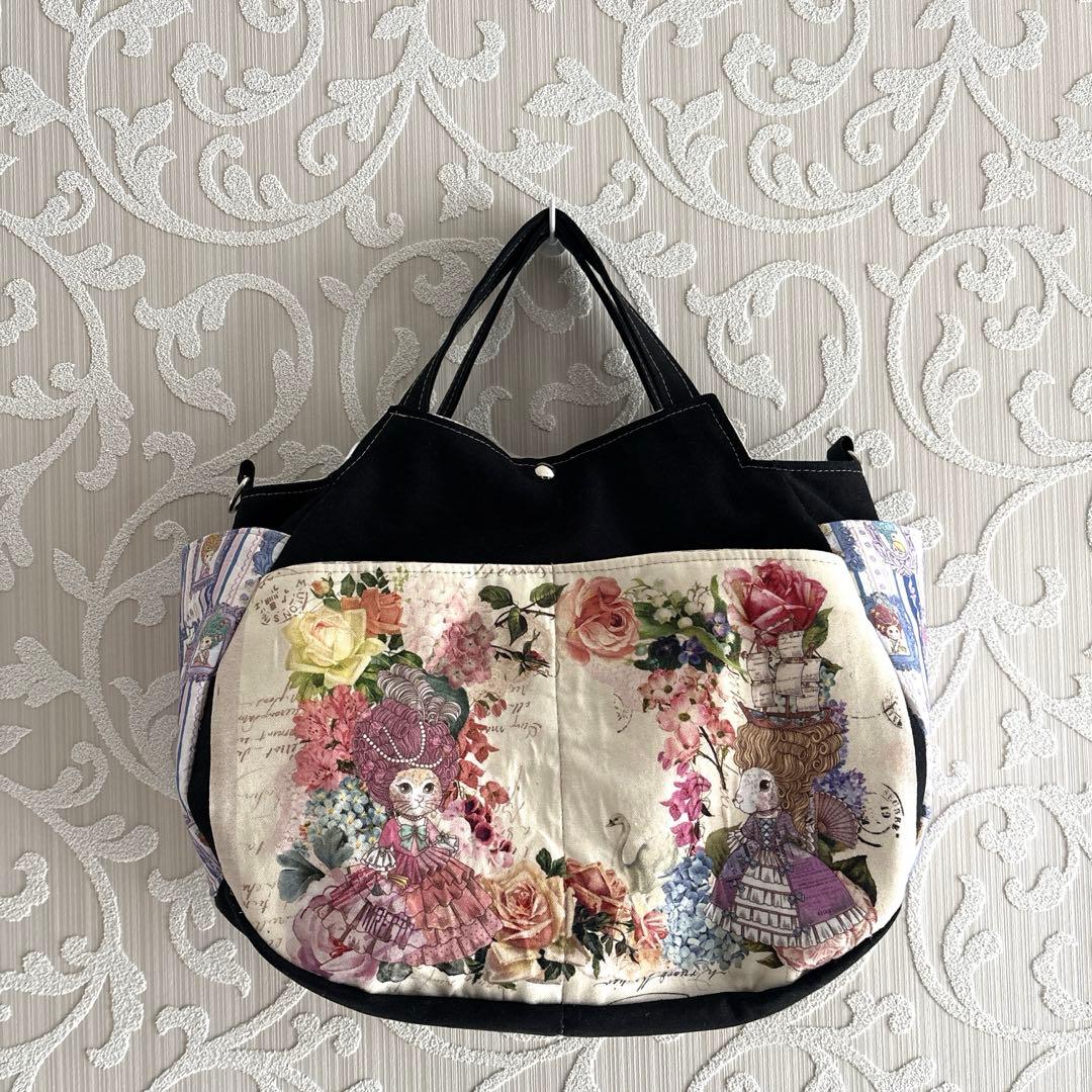 rose様オーダーページ♡ランチバッグ☆トートバッグ☆猫柄♡ジョリーフルール