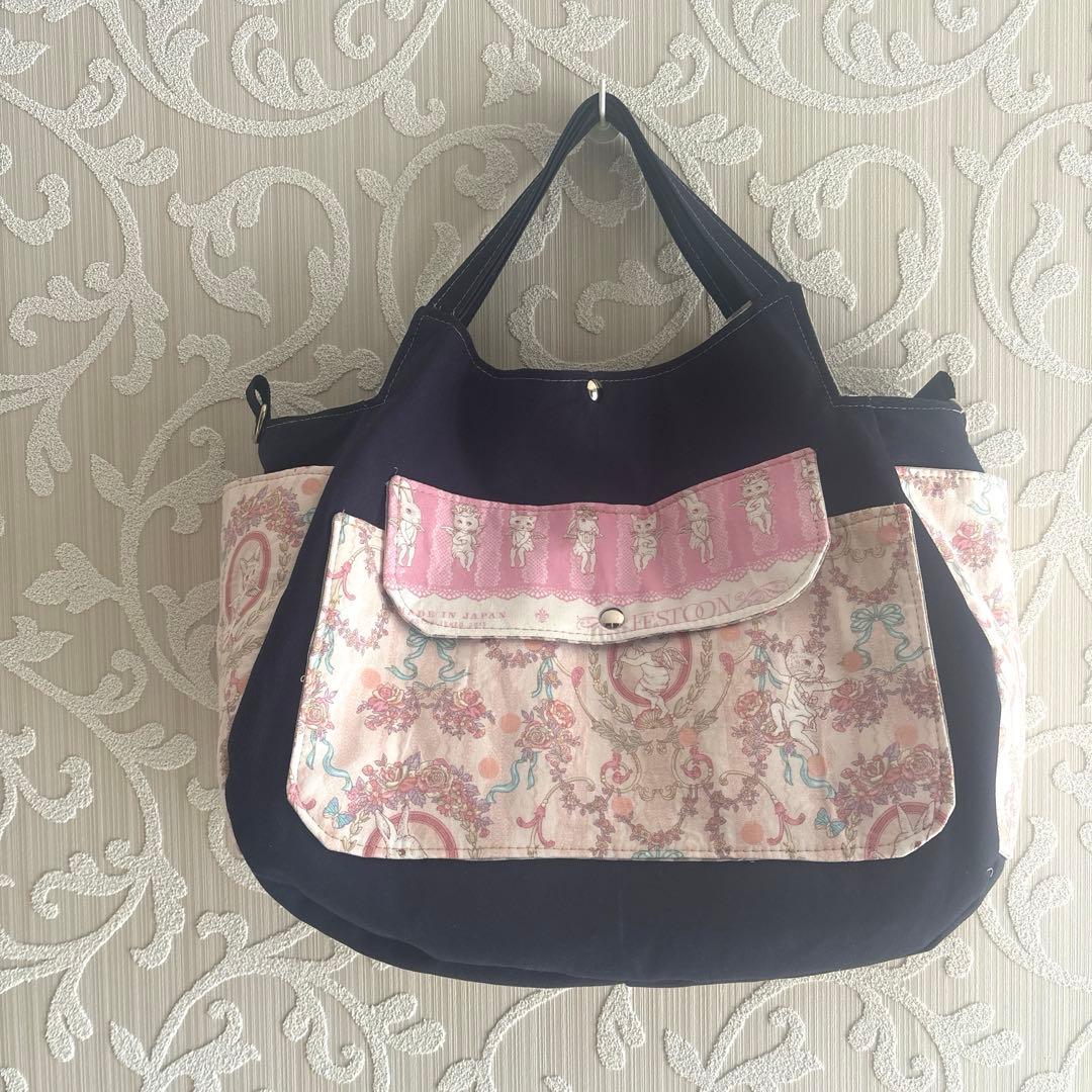 rose様オーダーページ♡ランチバッグ☆トートバッグ☆猫柄♡ジョリーフルール