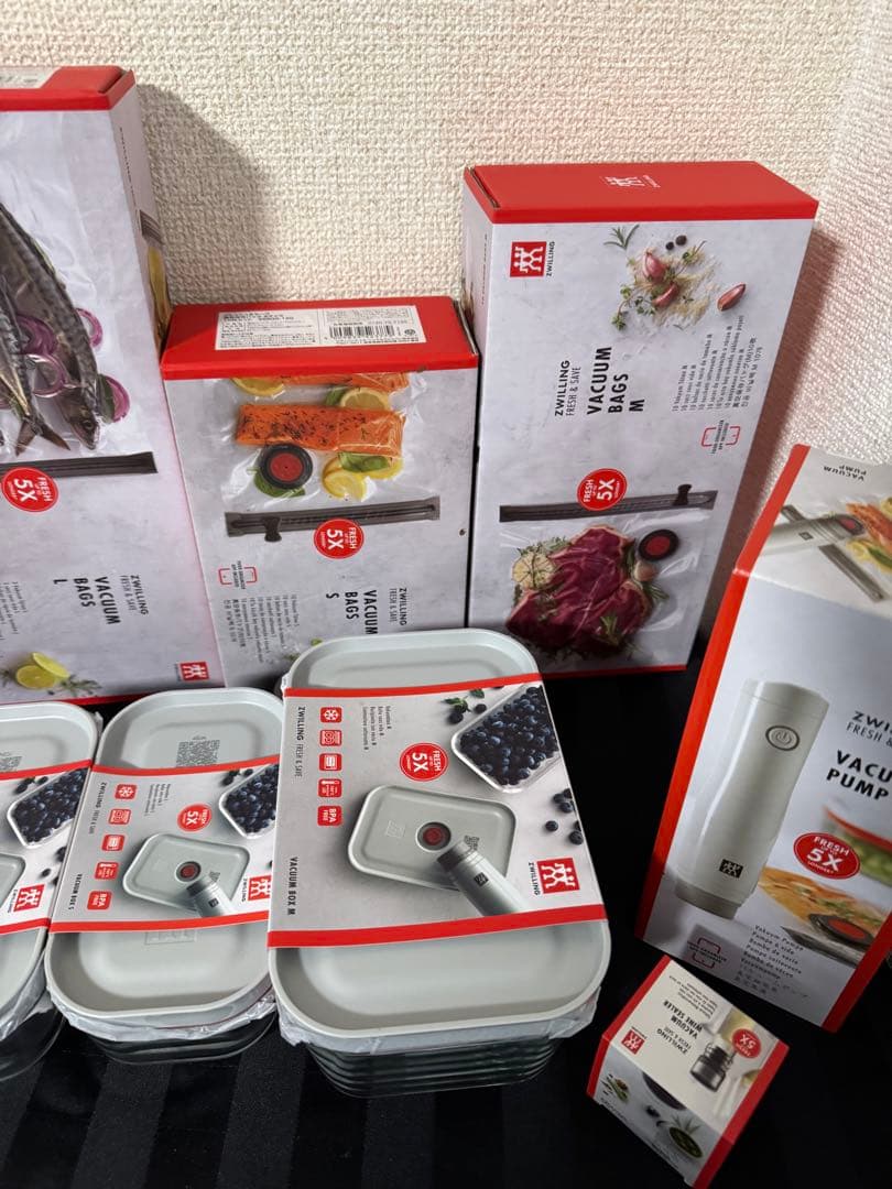 ポ*い様 ZWILLING ツヴィリング 真空 保存容器 真空バッグ セット　フ