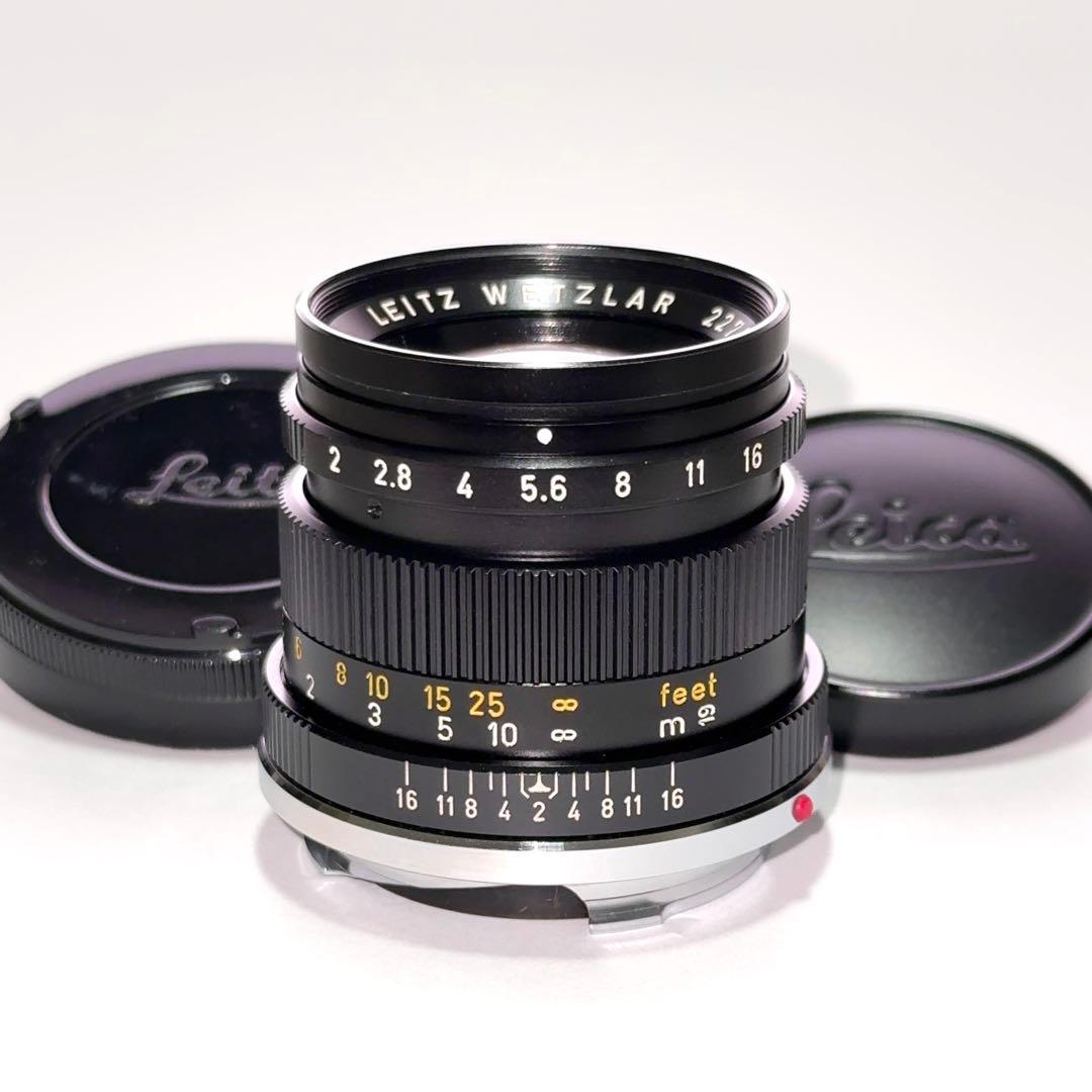 【OH済・希少・美品】ライカ ズミクロン50mm/F2（2nd）ファーストロット