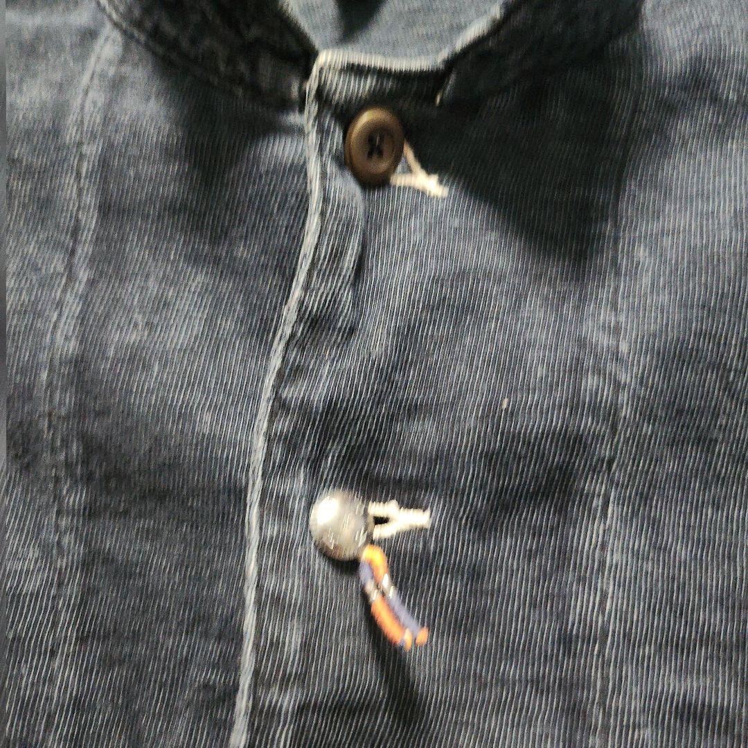 45RPM インディゴブルー　スウェット生地ジャケット　4 XL