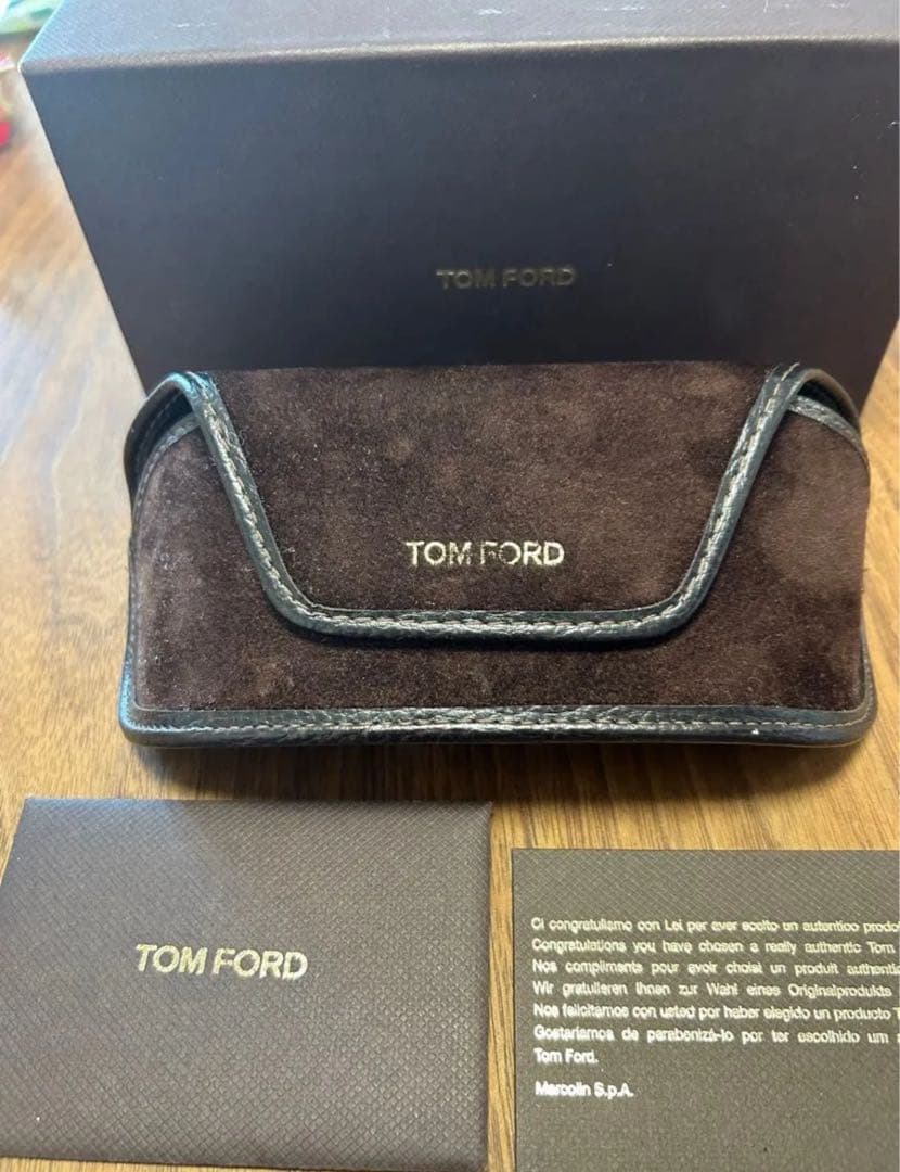 TOM FORD ウェリントン　サングラス TF211AF 鼈甲柄　ブラウン