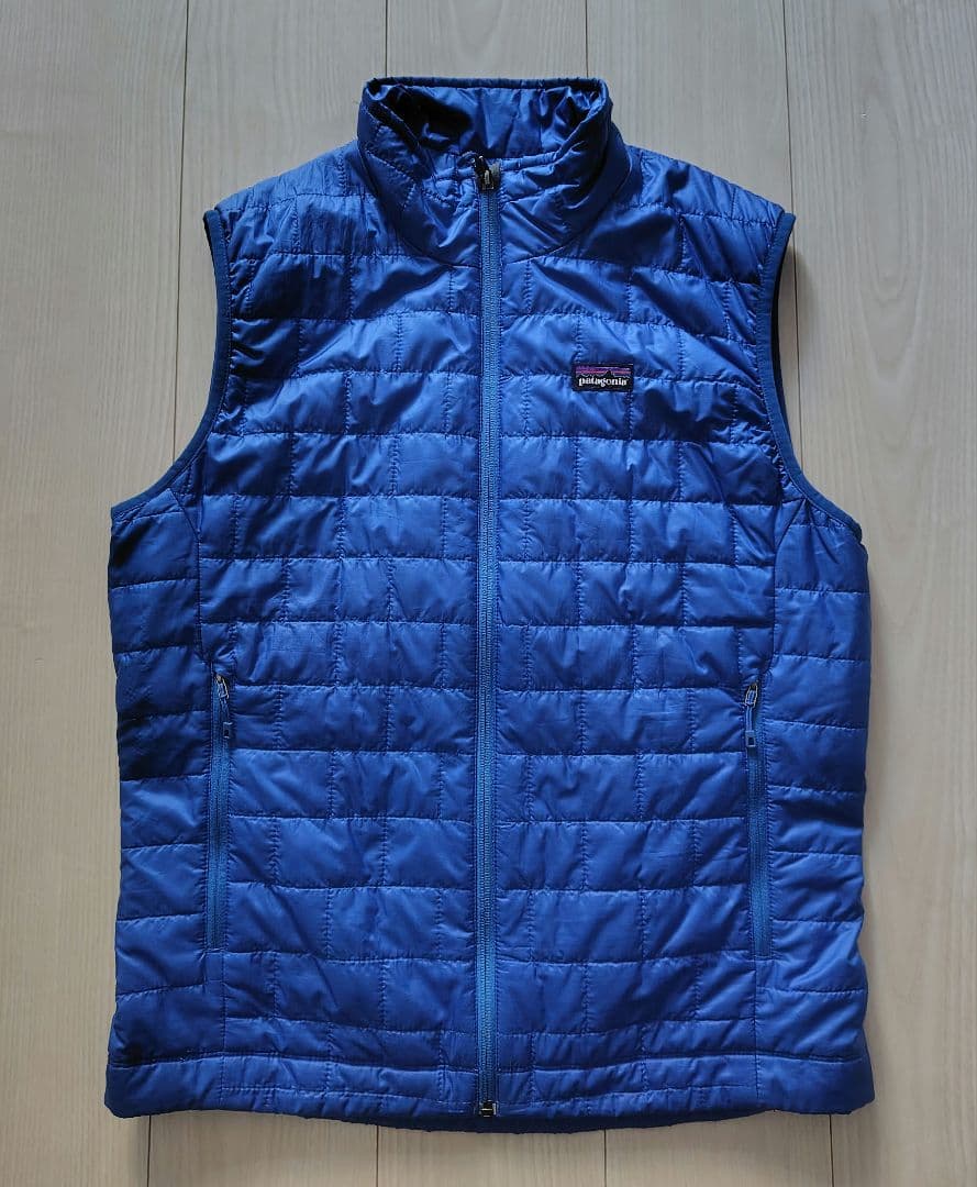 【美品】Patagonia ナノパフベスト プリマロフト ブルー M