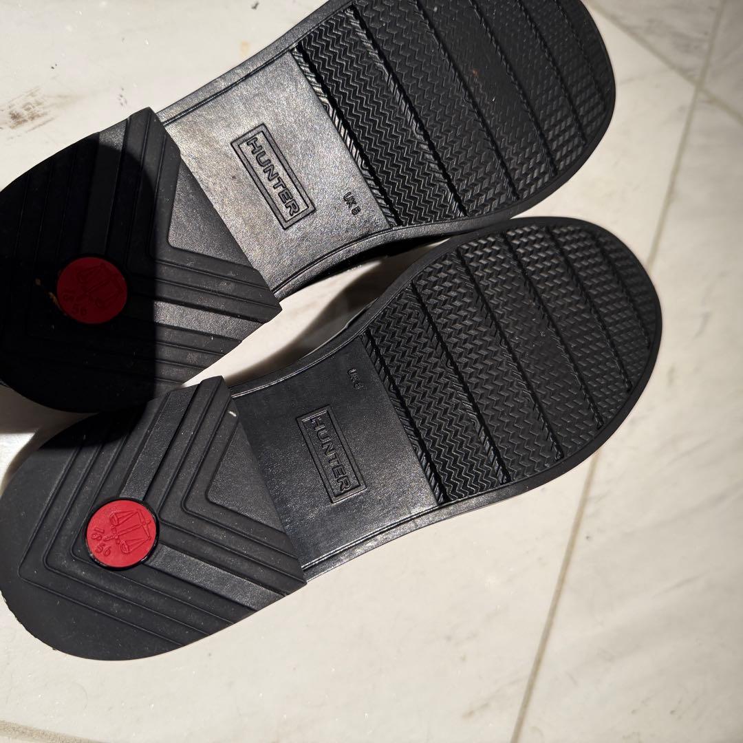 HUNTER <着用一回のみ> レインシューズローファー