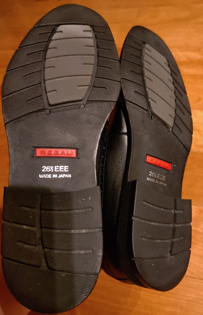 REGAL　628R　GORE-TEX　革靴　ブラック　ウィングチップ　26.5