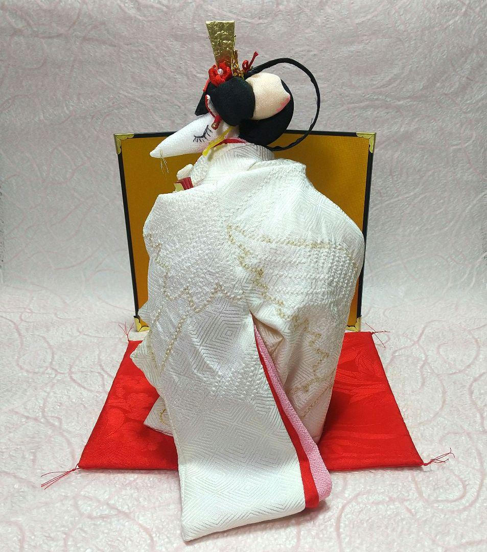 ちりめん細工 狐の花嫁