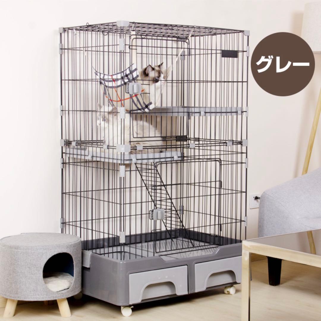 【ことり】キャットケージ 2段【定価¥13980】