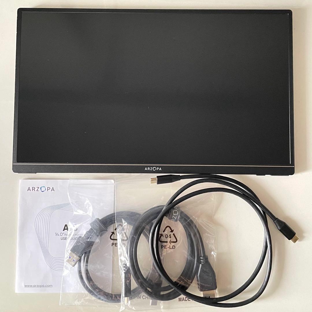 ARZOPA ポータブルモニター 14インチ