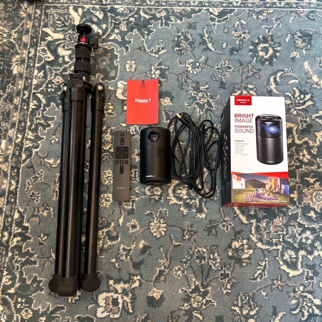 【最終値下げ】AnkerNEBULACapsuleプロジェクター スタンド付