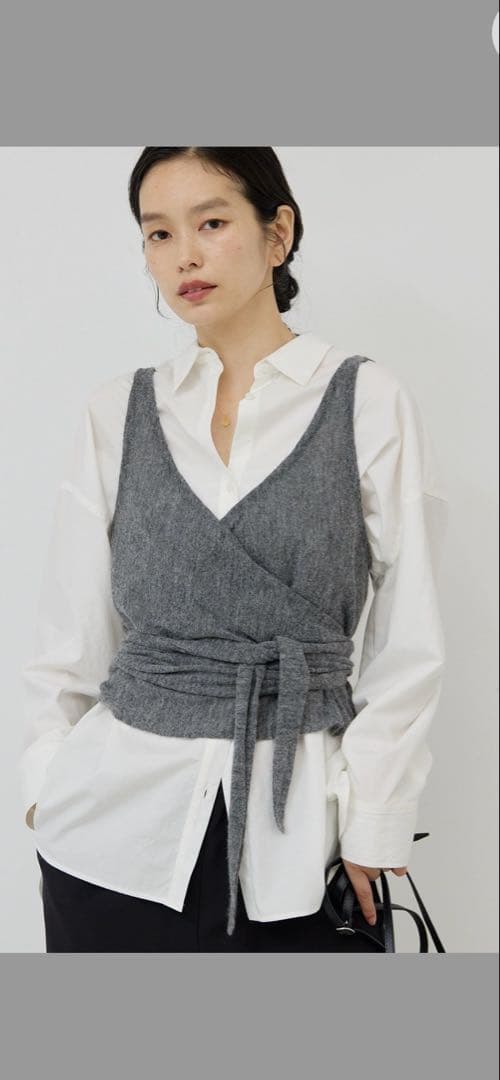 GALLARDAGALANTE カシュクールニット　　　 キャミソール　ビスチェ