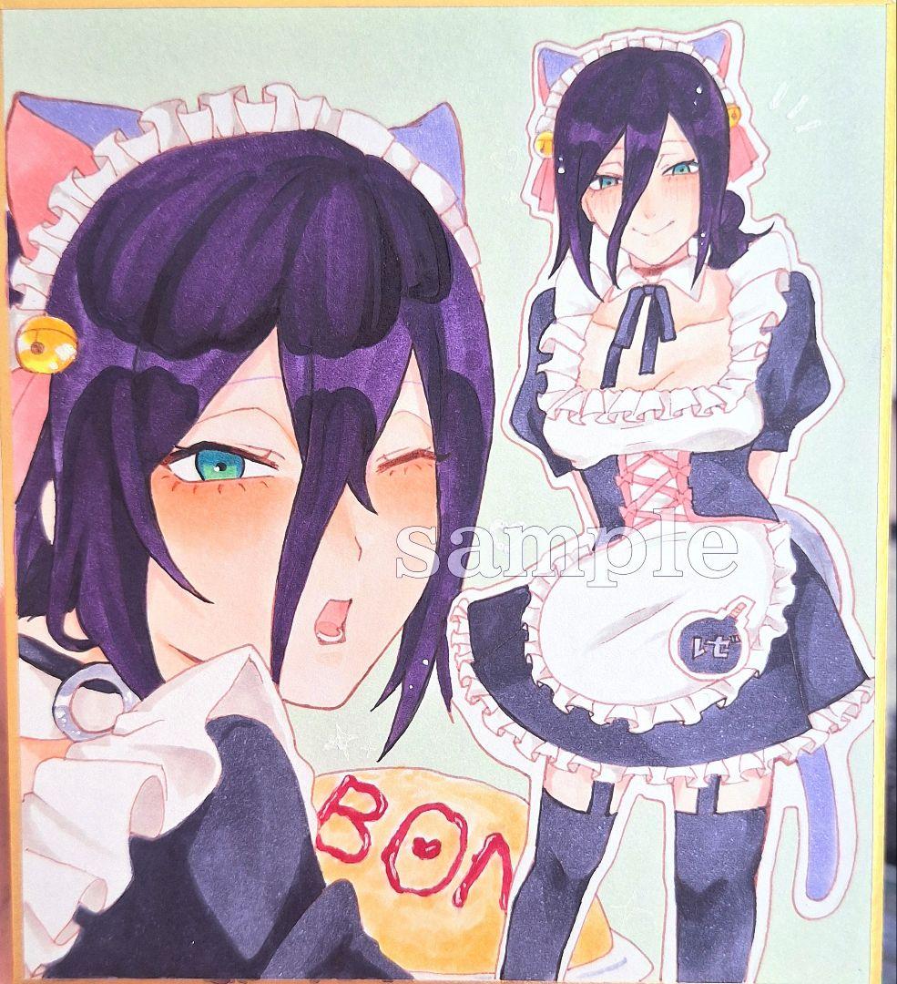 ラ*プ様 レゼ　手描きイラスト　ファンアート　アナログ