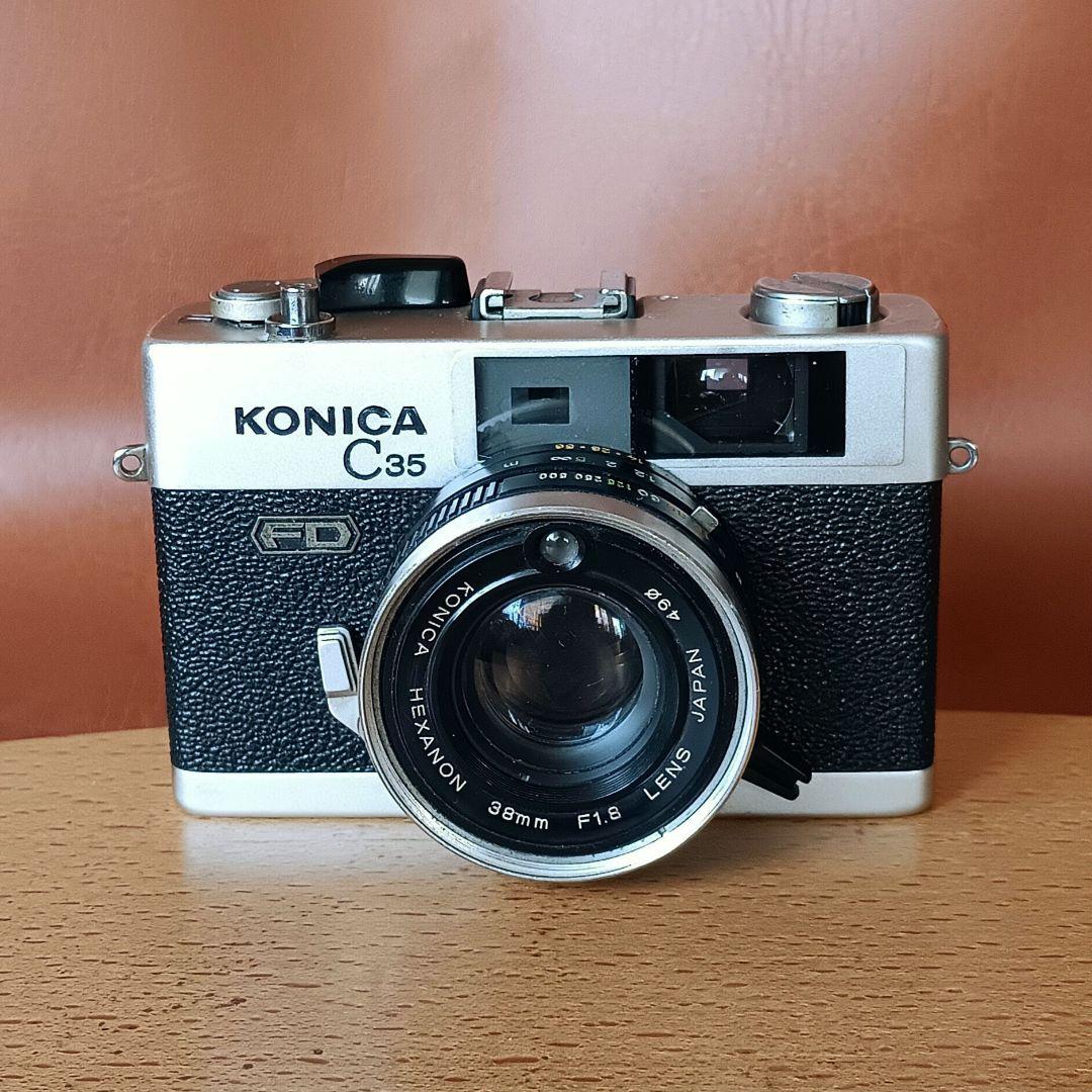 フィルムカメラ【整備、完動品】コニカC35FD