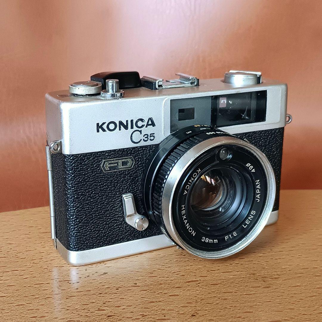 フィルムカメラ【整備、完動品】コニカC35FD