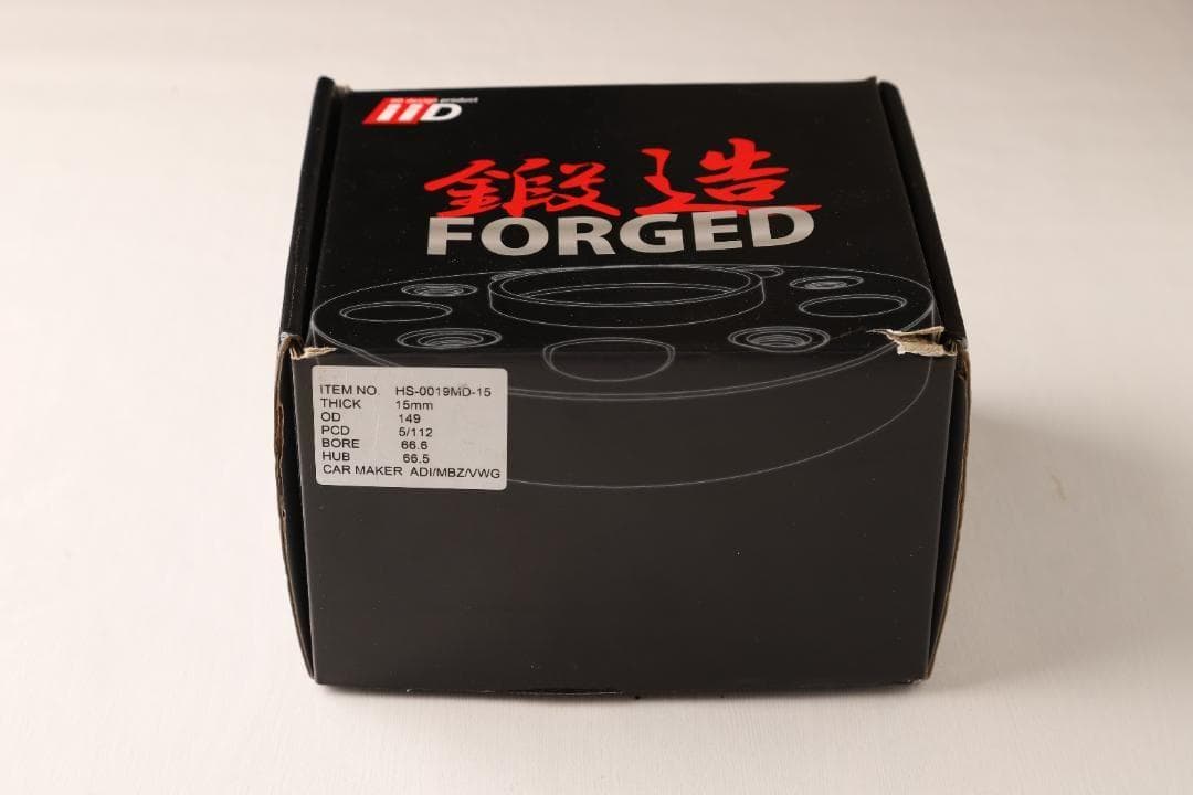 iiD ホイールスペーサー 4枚(1台分) 12.5mm 5穴/112 ベンツ