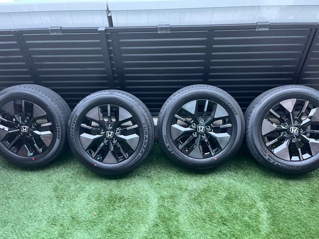 新型ステップワゴンRP7純正タイヤホイール4本セットブリヂストン新車外し送料込み