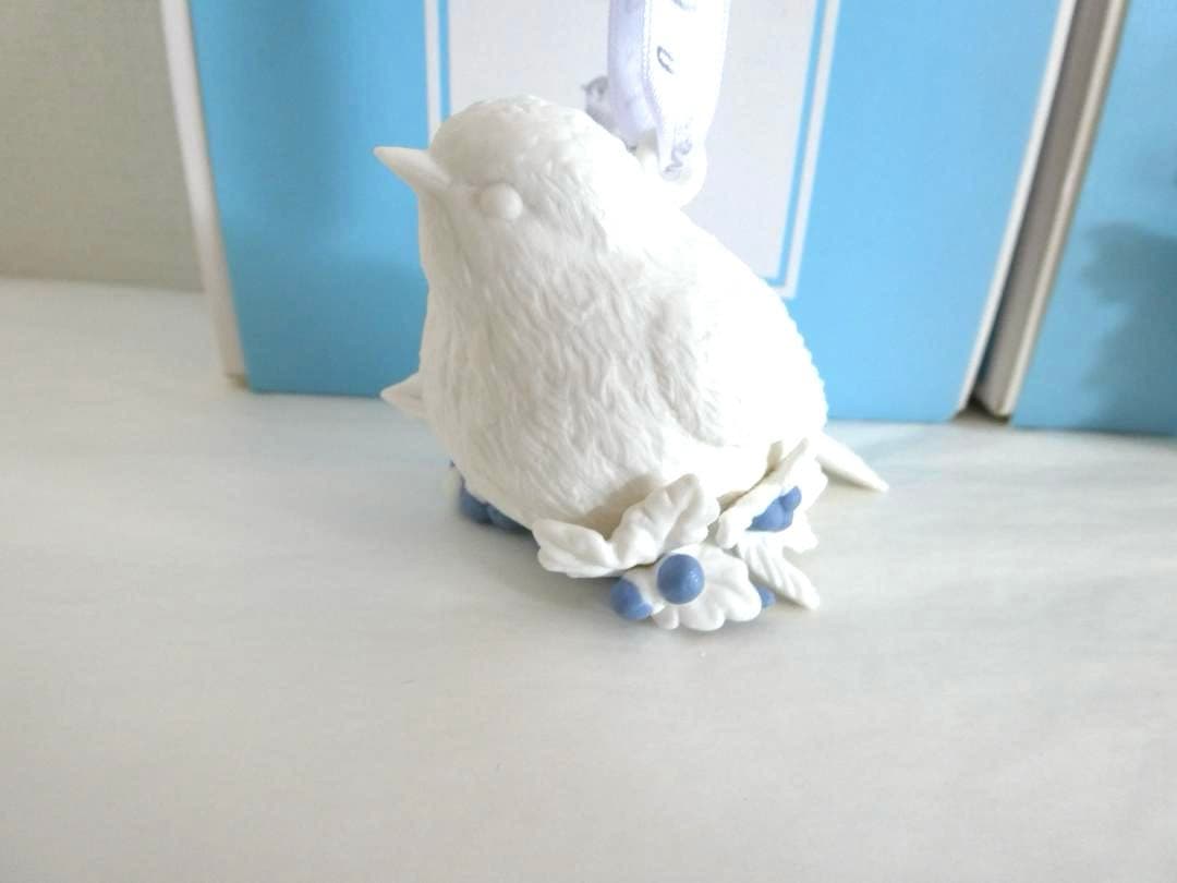 【ウェッジウッド】こまどり・ ヒイラギ・クリスマスホリデイ オーナメント2個