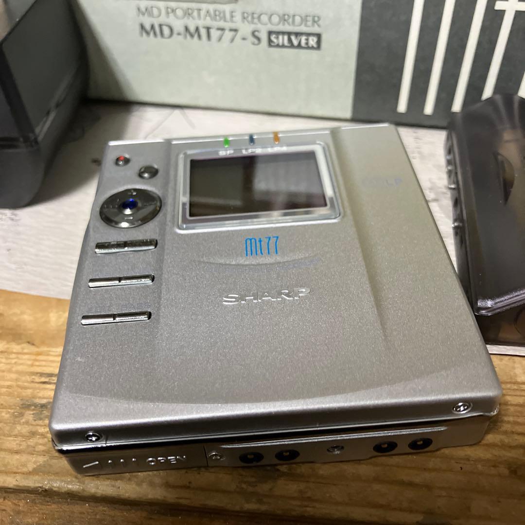 ジャンク　シャープ　MDプレイヤー　mt77