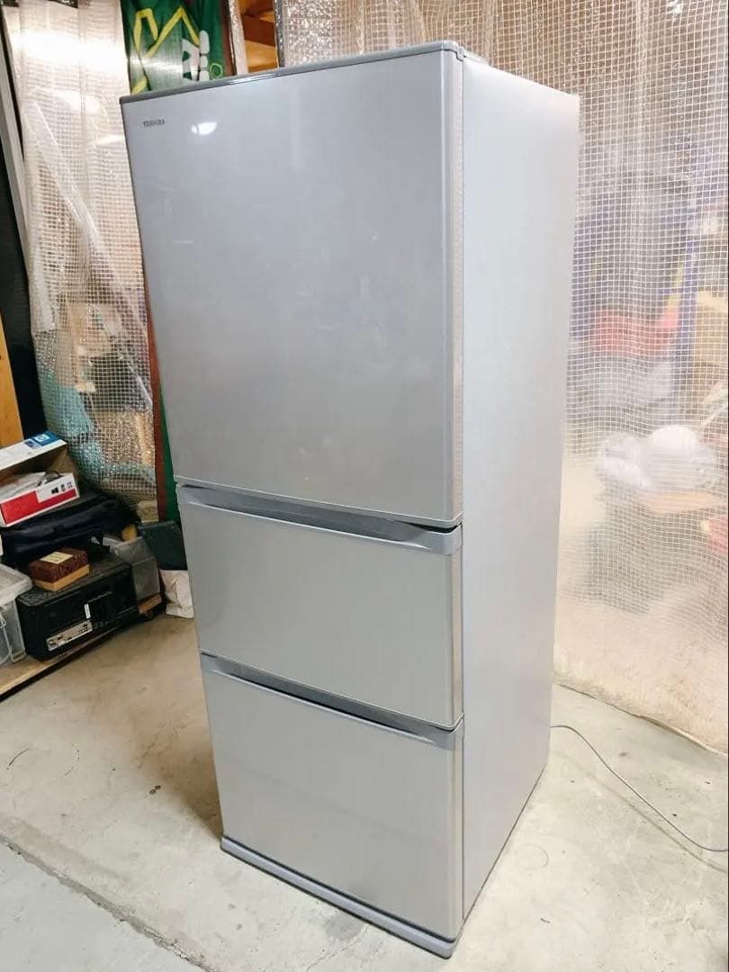 東芝 冷凍冷蔵庫 3ドア冷蔵庫 2018年製 1202さ1 M 家