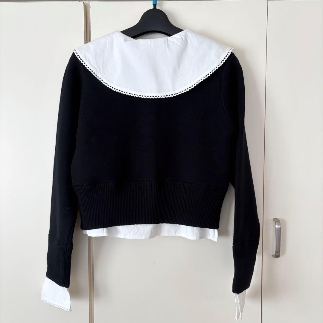 タグ付き新品 bibiy PATTY PILGRIM TOP ニット ブラック