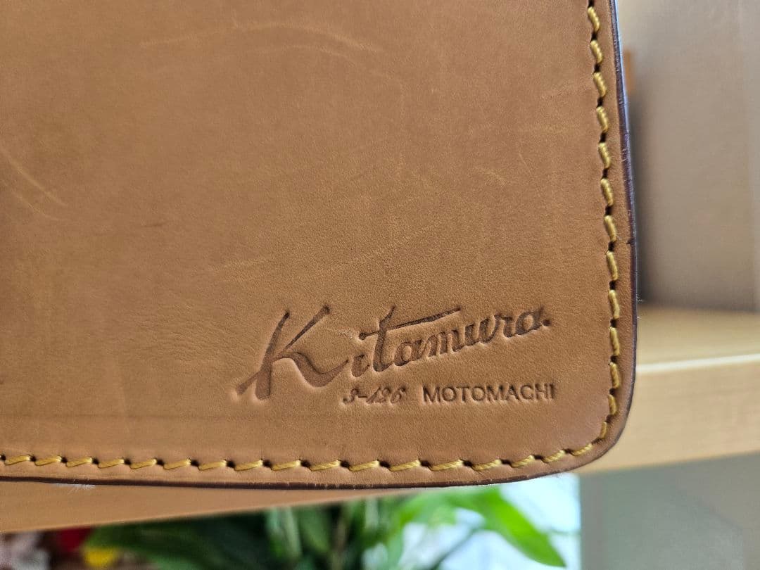 【ガバッと大開口◎】Kitamura 超レア 本革ボストンバッグ