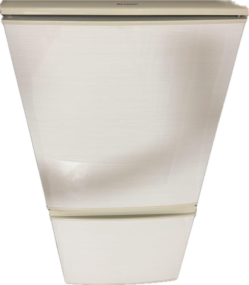 【】SHARPノンフロン冷蔵庫 SJ-D14C-W 137L
