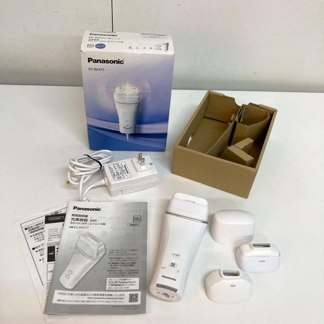 B340-21 Panasonic ES-WH77 脱毛器 ボディ＆フェイス用