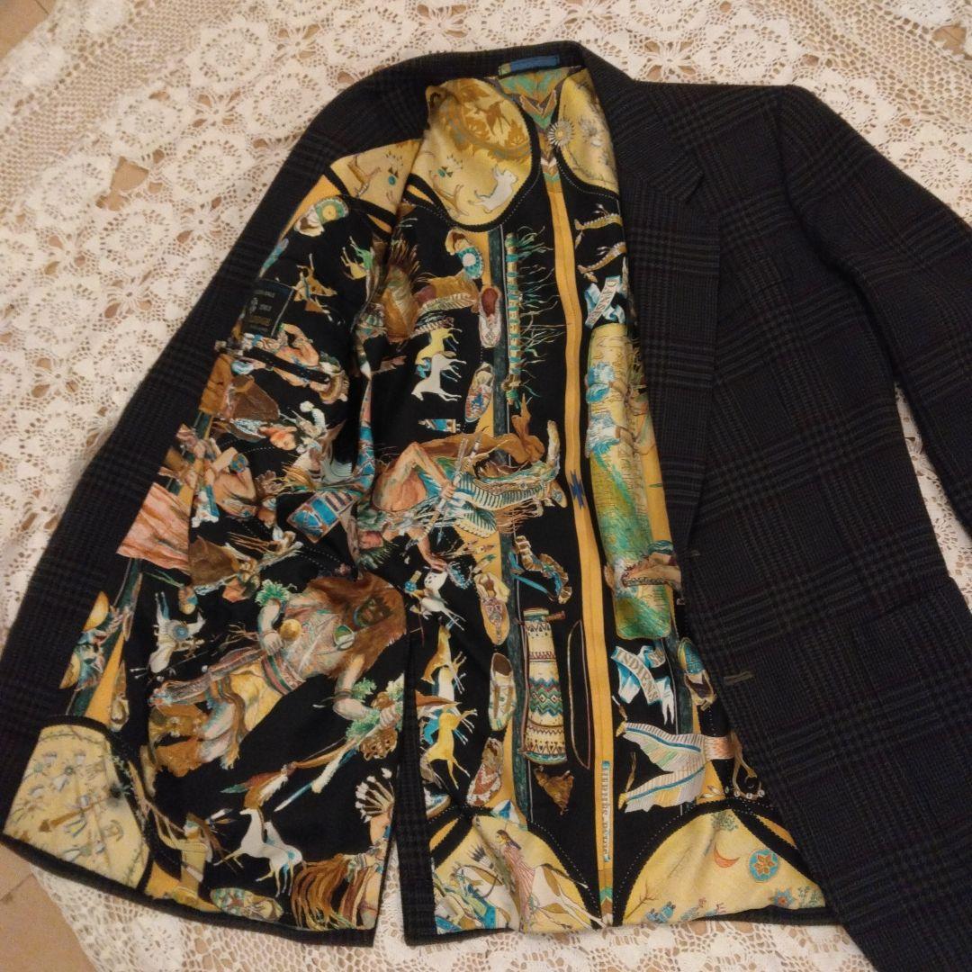 TAYLOR & LODGE ヴィクトリアカシミヤ ジャケット特注品裏地エルメス