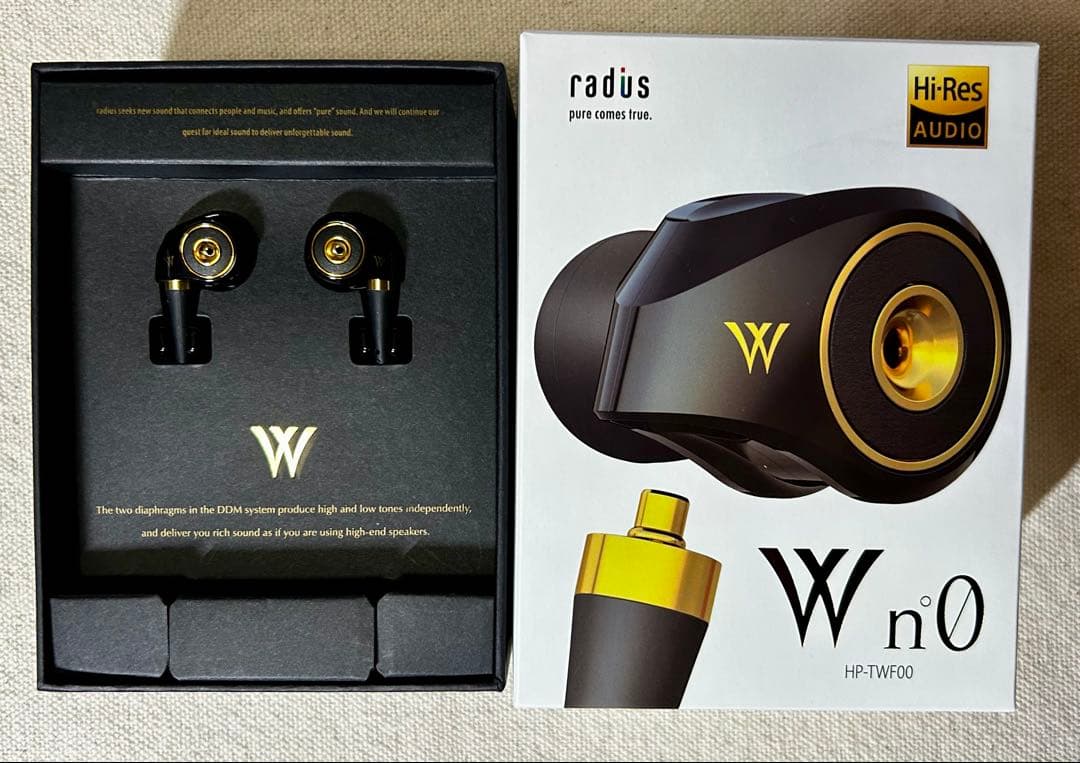 radius HP-TWF00 有線イヤホン ハイレゾ