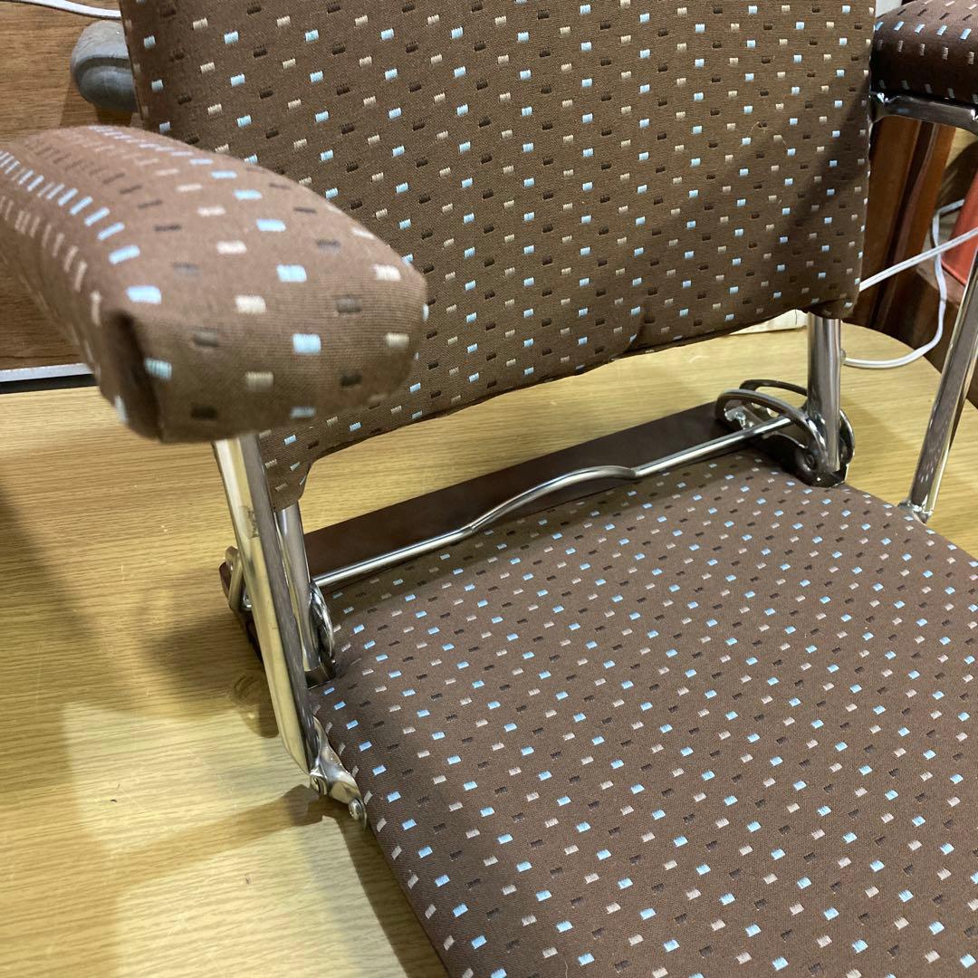 未使用　宮武製作所 座椅子　2個セット　幅約54cm×奥行約51~78cm日本製