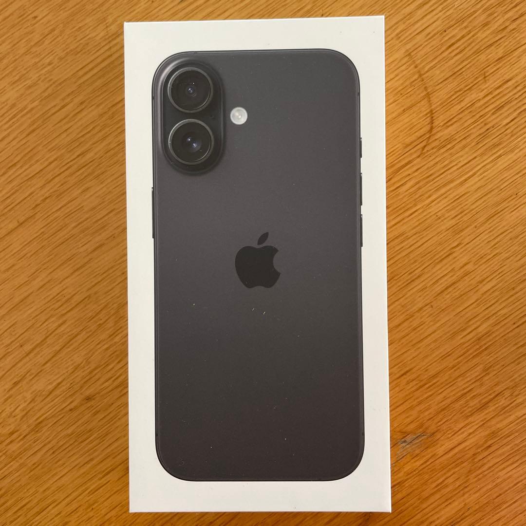 新品未開封 iPhone 16 128GBブラック 本体