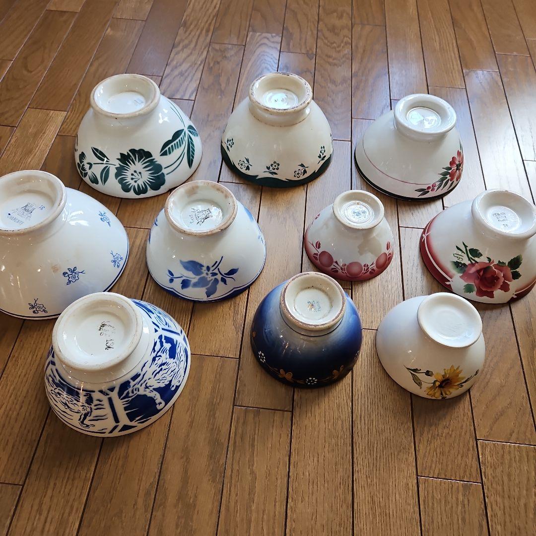 カフェオレボウル10点セット フランス蚤の市