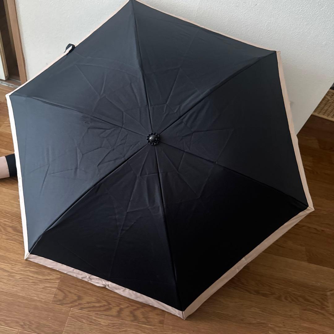サンバリア100 折りたたみ式日傘 黒 コンパクト