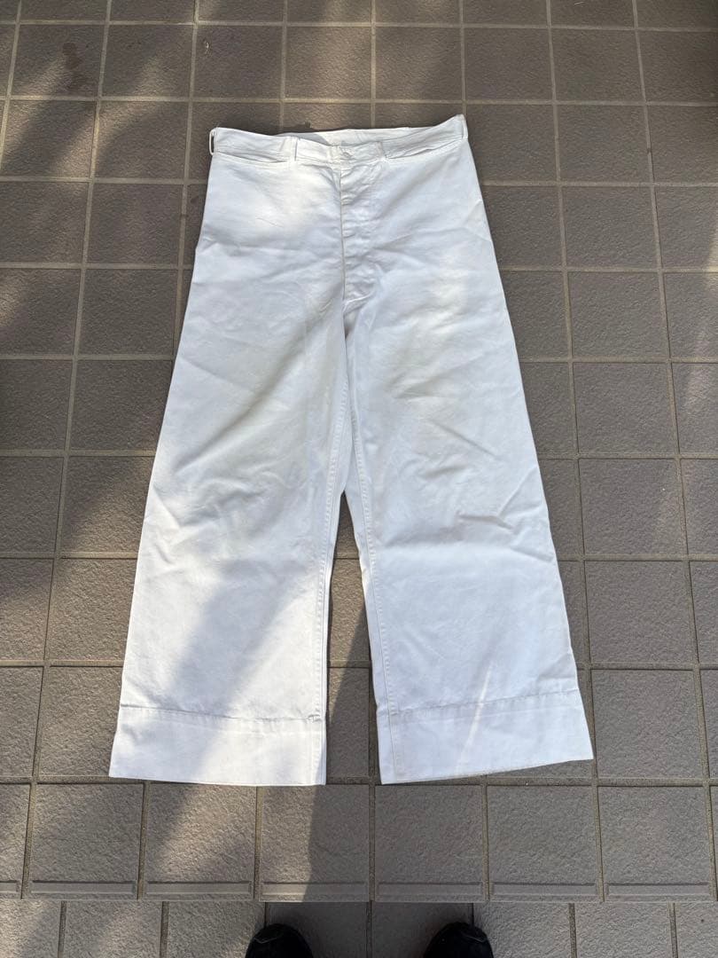 古着 40's usnavy 巻きパンツ セーラーパンツ　 アメリカ軍