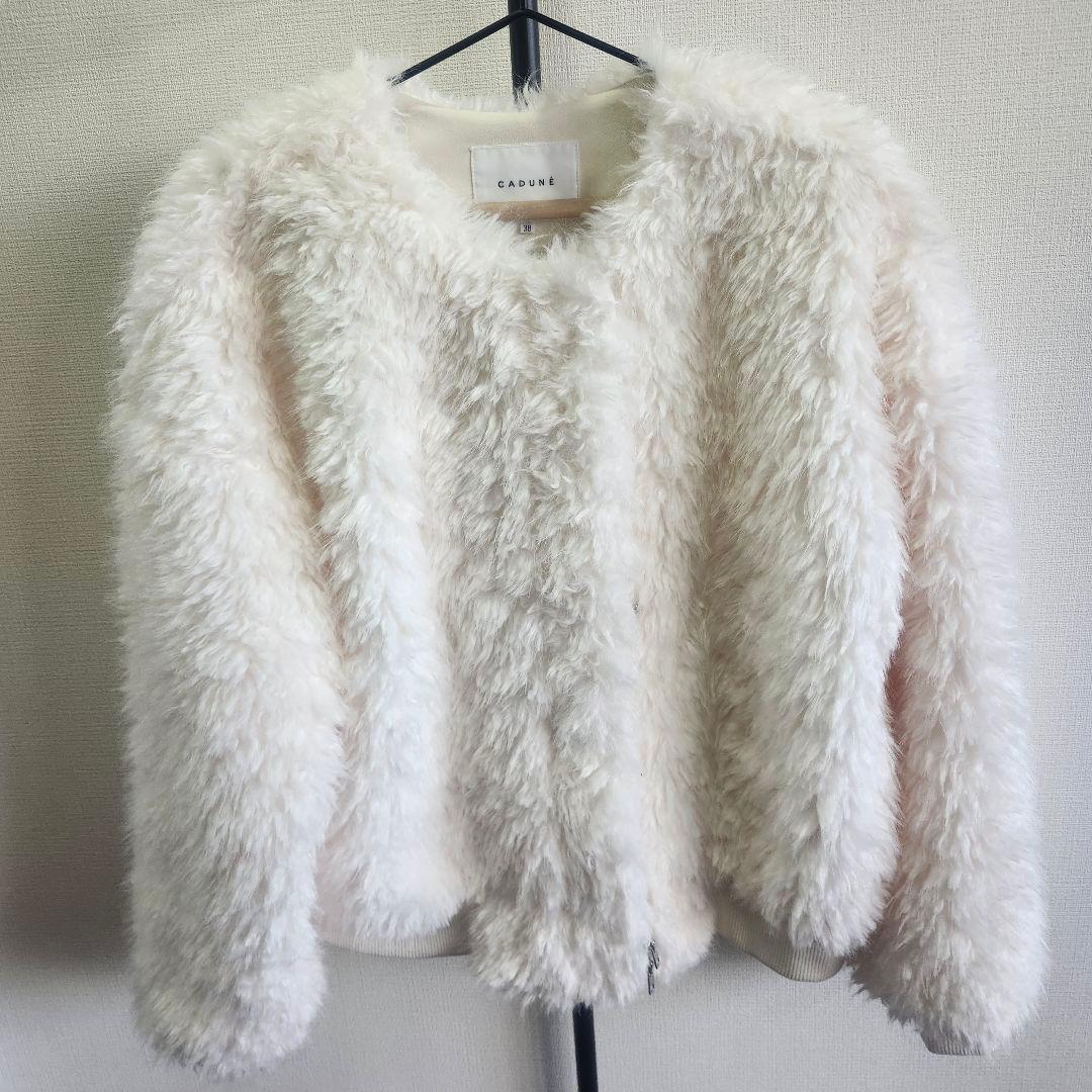 【値下げ】CADUNÉ ボアブルゾン