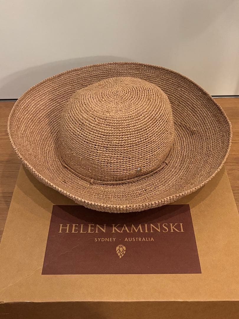 HELEN KAMINSKI ベージュ 麦わら帽子