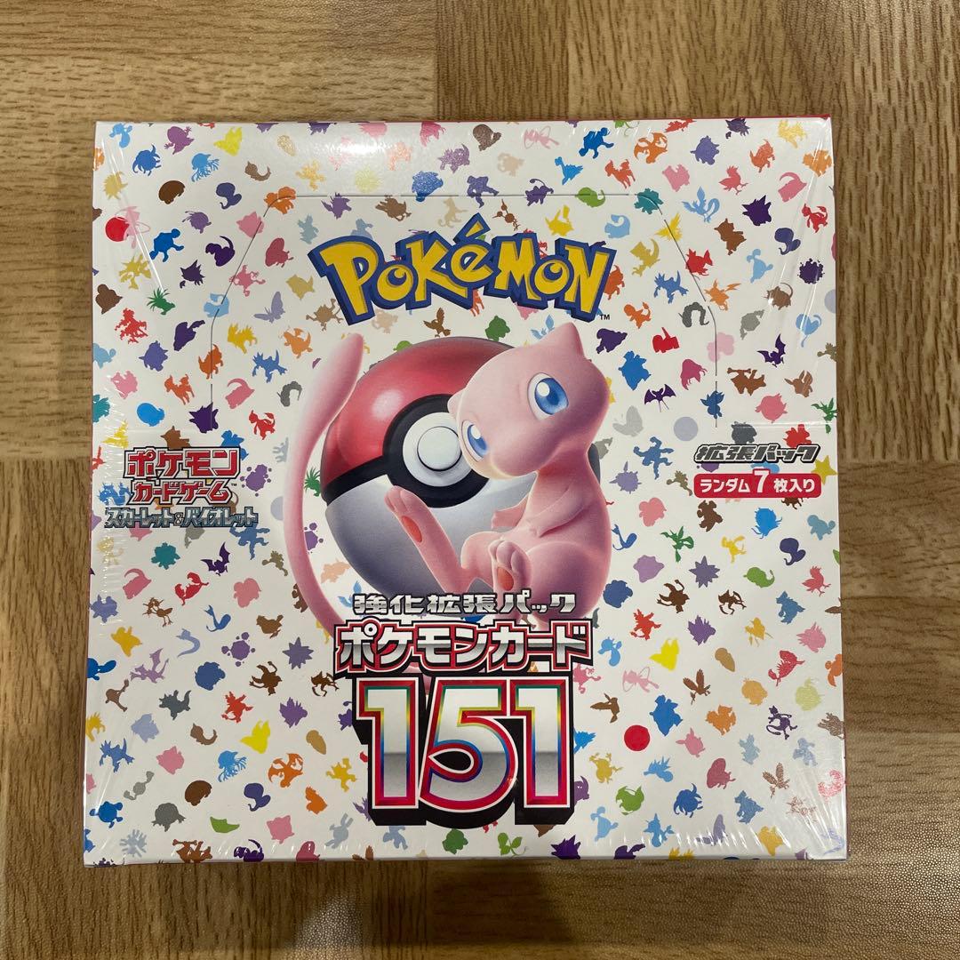 ポケモンカード 151 BOX シュリンク付き　※シュリンク一部破れ
