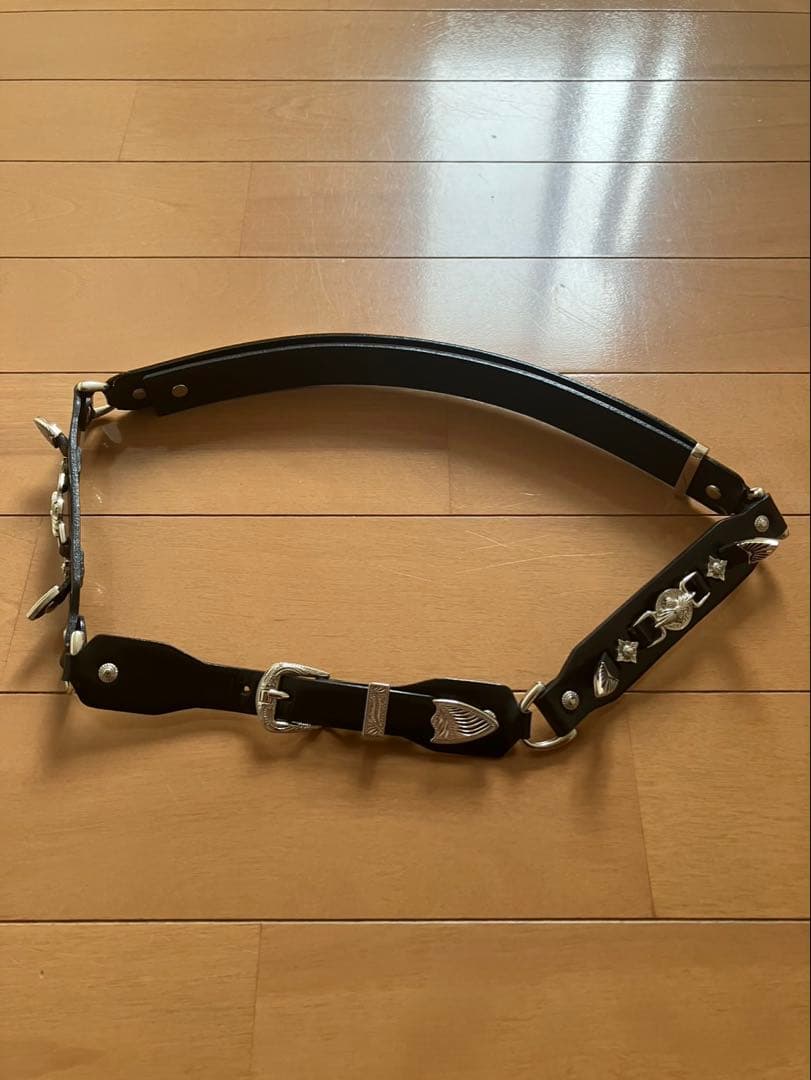 s*認様 TOGA l leather narrow belt