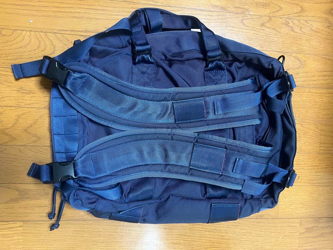 ブリーフィング ネイビー バックパック メッシュポケット付き