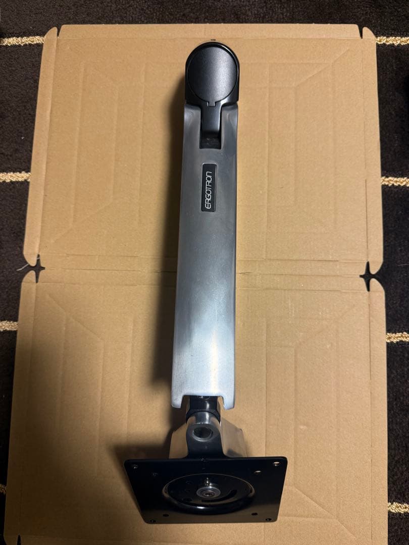 Ergotron LX DeskMount LCDArm シルバーモニターアーム