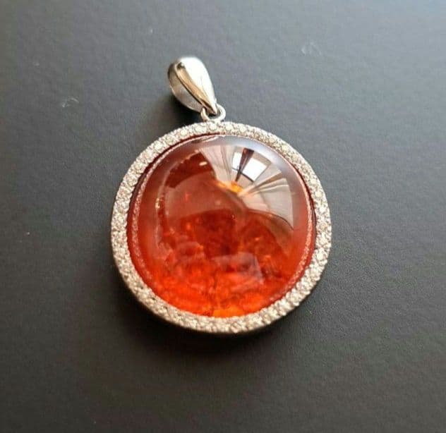 【美品】ネックレス(こんもり丸型)