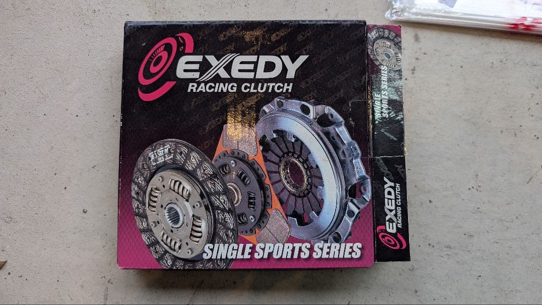EXEDY ウルトラファイバー クラッチディスク JA11後期用 400km使用