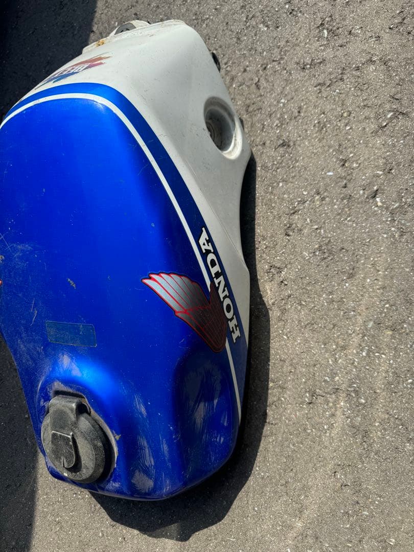 HONDA バイクタンク 青 CBRタンク鍵無し