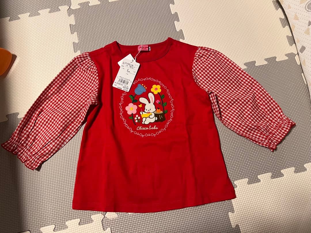 ミキハウス　チエコサク　8分袖Ｔシャツ