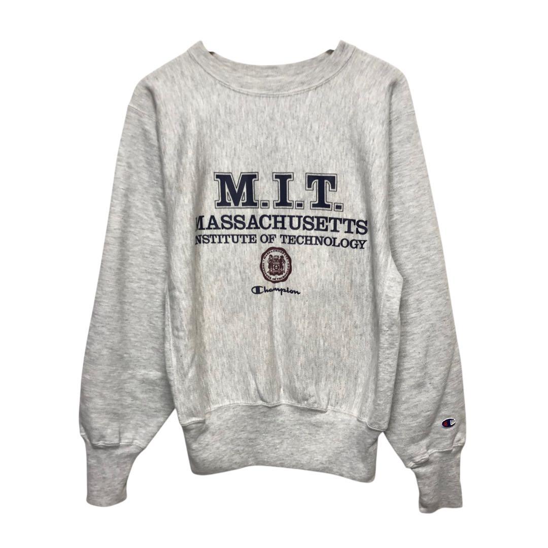 デッドストック　90s チャンピオン×リバースウィーブ　トレーナー　5段プリント