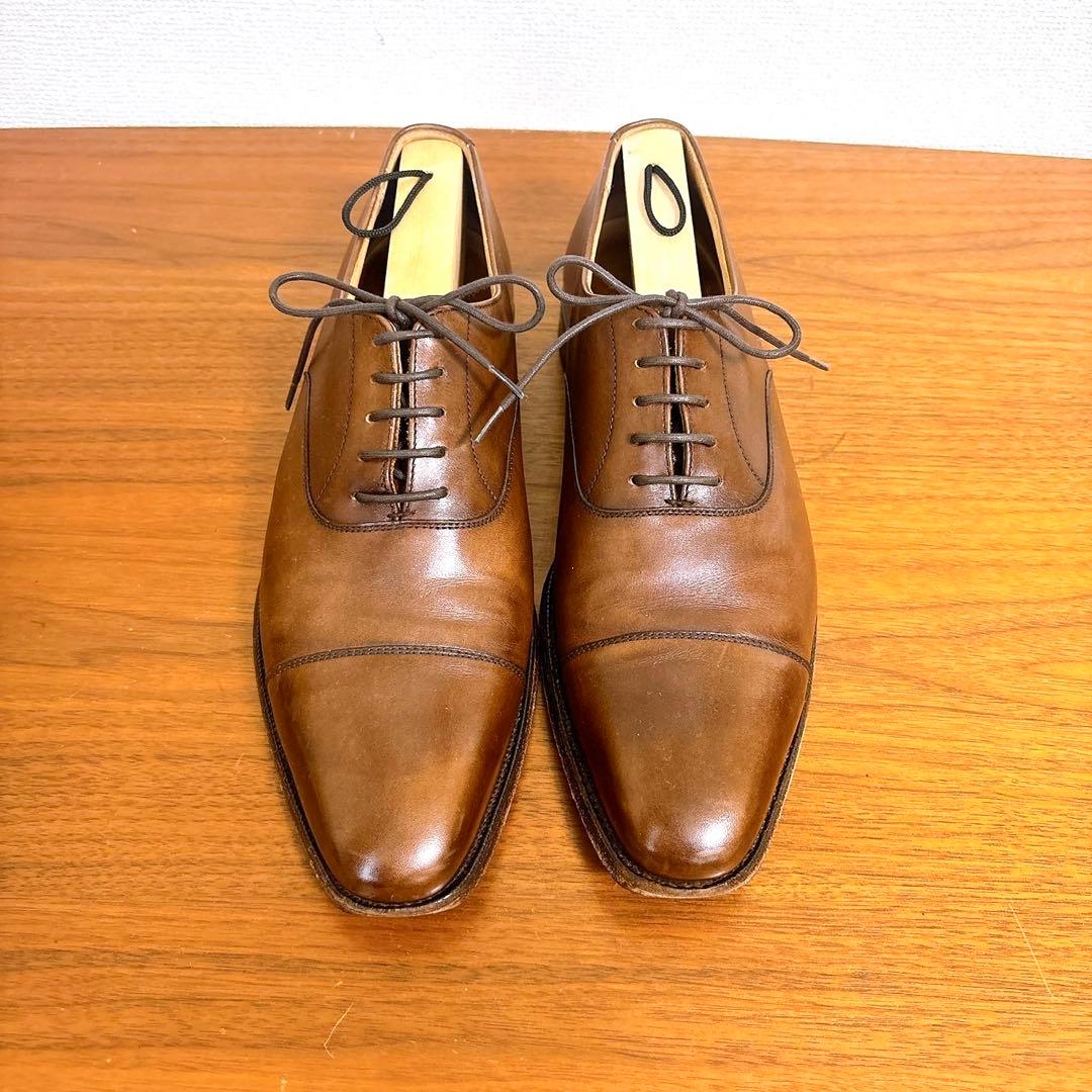 CROCKETT&JONES HALLAM ストレートチップ 7E ブラウン