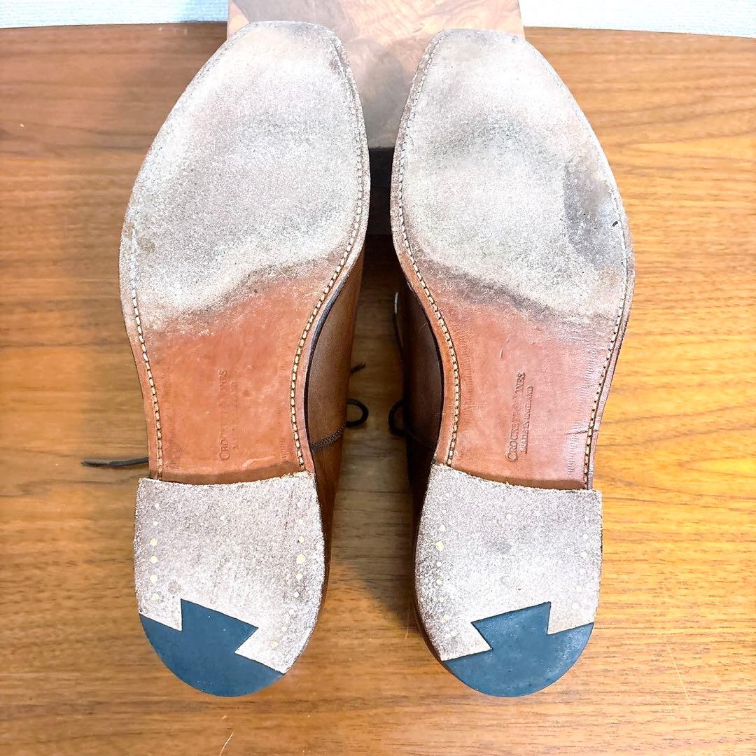 CROCKETT&JONES HALLAM ストレートチップ 7E ブラウン
